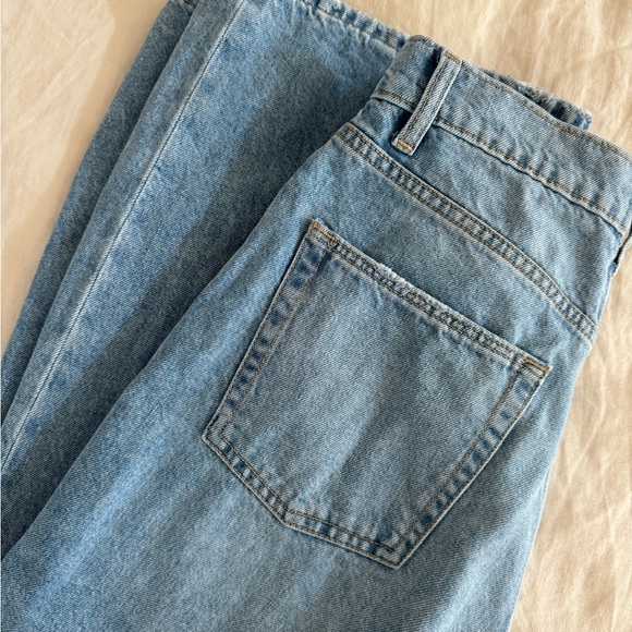 Lovers + Friends Lennon Distressed High Waist Wide Leg Jeans - Lawrence - Picture 10 of 10